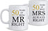 50th Wedding Anniversary Mugs for couples
